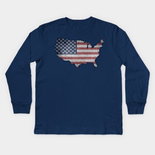 Rustic America Kids Long Sleeve T-Shirt